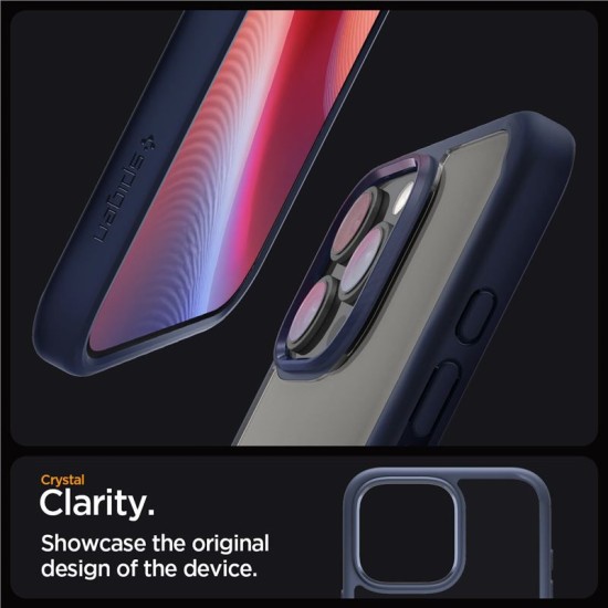 Husa Spigen Ultra Hybrid compatibila cu iPhone 16 Pro Navy Blue (Spigen, iPhone 15 Pro) by www.silkase.ro Husa Spigen Ultra Hybrid compatibila cu iPhone 16 Pro Navy Blue (iPhone 15 Pro, ACS08126) by www.silkase.ro
