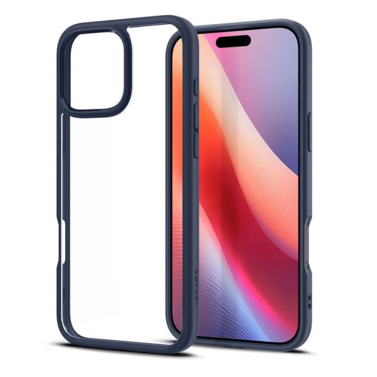 Husa Spigen Ultra Hybrid compatibila cu iPhone 16 Pro Navy Blue (Spigen, iPhone 15 Pro) by www.silkase.ro Husa Spigen Ultra Hybrid compatibila cu iPhone 16 Pro Navy Blue (iPhone 15 Pro, ACS08126) by www.silkase.ro