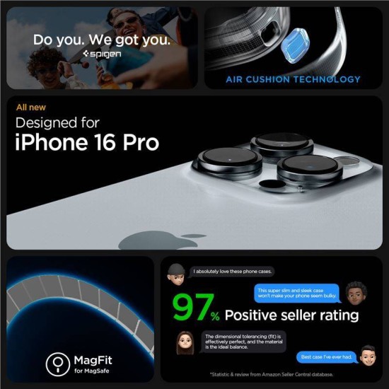 Husa Spigen Ultra Hybrid MagSafe compatibila cu iPhone 16 Pro Graphite (Spigen, iPhone 15 Pro) by www.silkase.ro Husa Spigen Ultra Hybrid MagSafe compatibila cu iPhone 16 Pro Graphite (iPhone 15 Pro, ACS08130) by www.silkase.ro