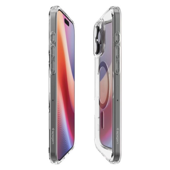 Husa Spigen Ultra Hybrid MagSafe, fibra de carbon, pentru iPhone 16 Pro, alb/transparent (Spigen, iPhone 16 Pro) by www.silkase.ro Husa Spigen Ultra Hybrid MagSafe, fibra de carbon, pentru iPhone 16 Pro, alb/transparent (iPhone 16 Pro, ACS08131) by www.silkase.ro