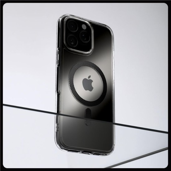 Husa Spigen Ultra Hybrid MagSafe, fibra de carbon, pentru iPhone 16 Pro, alb/transparent (Spigen, iPhone 16 Pro) by www.silkase.ro Husa Spigen Ultra Hybrid MagSafe, fibra de carbon, pentru iPhone 16 Pro, alb/transparent (iPhone 16 Pro, ACS08131) by www.silkase.ro