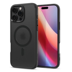 Husa Spigen Ultra Hybrid MagSafe compatibila cu iPhone 16 Pro Frost Black