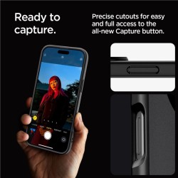 Husa Spigen Ultra Hybrid MagSafe compatibila cu iPhone 16 Pro Frost Black Husa Spigen Ultra Hybrid MagSafe compatibila cu iPhone 16 Pro Frost Black