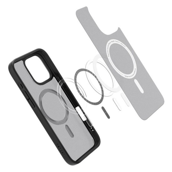 Husa Spigen Ultra Hybrid MagSafe compatibila cu iPhone 16 Pro Frost Black (Spigen, iPhone 15 Pro) by www.silkase.ro Husa Spigen Ultra Hybrid MagSafe compatibila cu iPhone 16 Pro Frost Black (iPhone 15 Pro, ACS08134) by www.silkase.ro