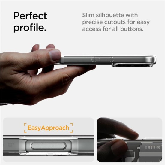 Husa pentru iPhone 16 Pro - Spigen Ultra Zero One Hybrid MagSafe - Natural Titanium (Spigen, iPhone 15 Pro) by www.silkase.ro Husa pentru iPhone 16 Pro - Spigen Ultra Zero One Hybrid MagSafe - Natural Titanium (iPhone 15 Pro, ACS08137) by www.silkase.ro