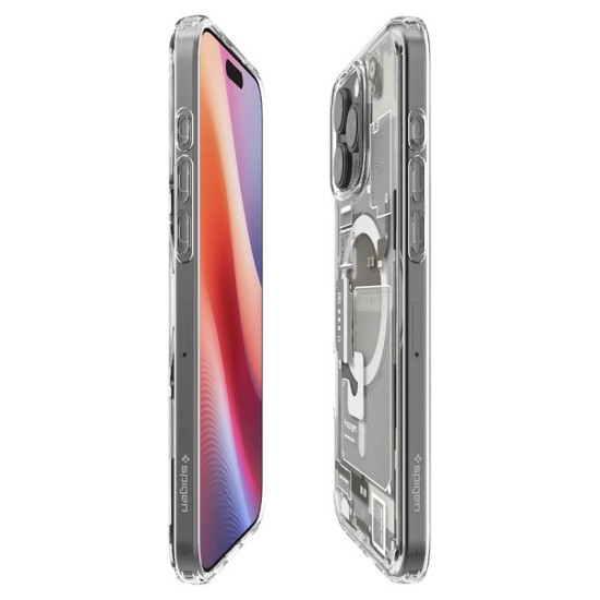 Husa pentru iPhone 16 Pro - Spigen Ultra Zero One Hybrid MagSafe - Natural Titanium (Spigen, iPhone 15 Pro) by www.silkase.ro Husa pentru iPhone 16 Pro - Spigen Ultra Zero One Hybrid MagSafe - Natural Titanium (iPhone 15 Pro, ACS08137) by www.silkase.ro