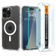 Set Husa si folie Spigen Ultra Hybrid MagSafe compatibil cu iPhone 16 Pro Max White (Spigen, iPhone 15 Pro) by www.silkase.ro Set Husa si folie Spigen Ultra Hybrid MagSafe compatibil cu iPhone 16 Pro Max White (iPhone 15 Pro, ACS08141) by www.silkase.ro
