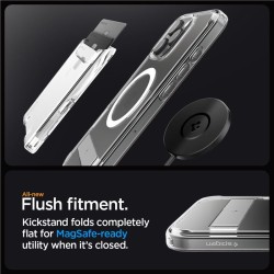 Husa Spigen Ultra Hybrid S MagSafe compatibila cu iPhone 16 Pro Crystal Clear Husa Spigen Ultra Hybrid S MagSafe compatibila cu iPhone 16 Pro Crystal Clear
