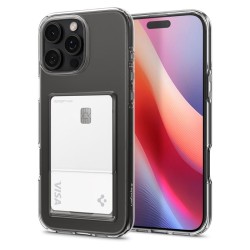 Husa Spigen Crystal Slot pentru iPhone 16 Pro, transparenta