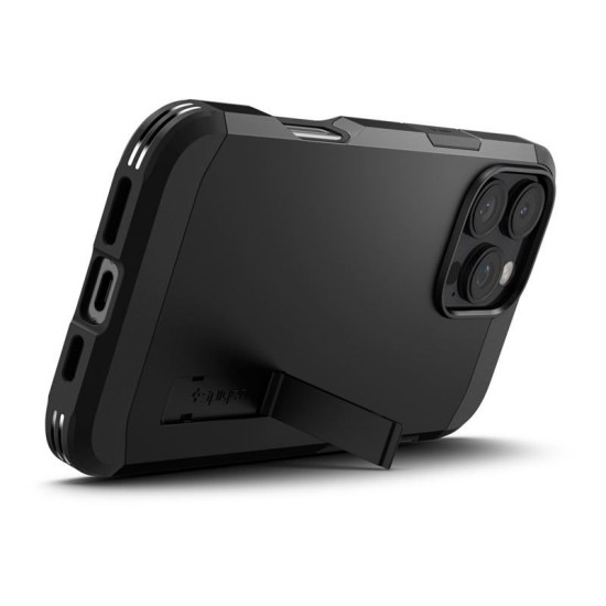 Husa Spigen Tough Armor MagSafe compatibila cu iPhone 16 Pro Black (Spigen, iPhone 15 Pro) by www.silkase.ro Husa Spigen Tough Armor MagSafe compatibila cu iPhone 16 Pro Black (iPhone 15 Pro, ACS08146) by www.silkase.ro