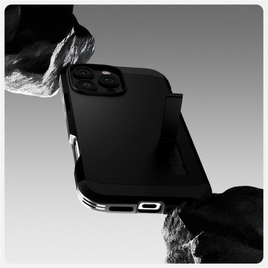 Husa Spigen Tough Armor MagSafe compatibila cu iPhone 16 Pro Black (Spigen, iPhone 15 Pro) by www.silkase.ro Husa Spigen Tough Armor MagSafe compatibila cu iPhone 16 Pro Black (iPhone 15 Pro, ACS08146) by www.silkase.ro