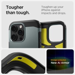 Husa Spigen Tough Armor MagSafe compatibila cu iPhone 16 Pro Green