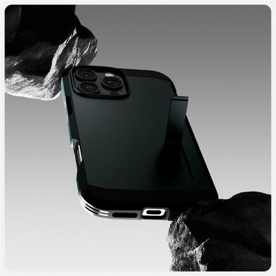 Husa Spigen Tough Armor MagSafe compatibila cu iPhone 16 Pro Green (Spigen, iPhone 15 Pro) by www.silkase.ro Husa Spigen Tough Armor MagSafe compatibila cu iPhone 16 Pro Green (iPhone 15 Pro, ACS08148) by www.silkase.ro