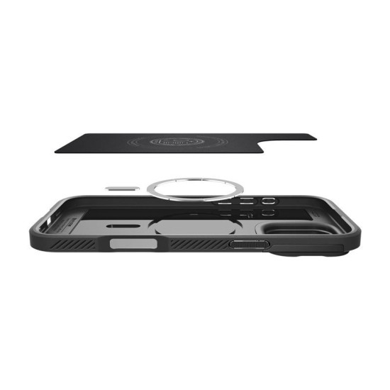 Husa Spigen Optik Armor MagSafe compatibila cu iPhone 16 Pro Black (Spigen, iPhone 15 Pro) by www.silkase.ro Husa Spigen Optik Armor MagSafe compatibila cu iPhone 16 Pro Black (iPhone 15 Pro, ACS08149) by www.silkase.ro