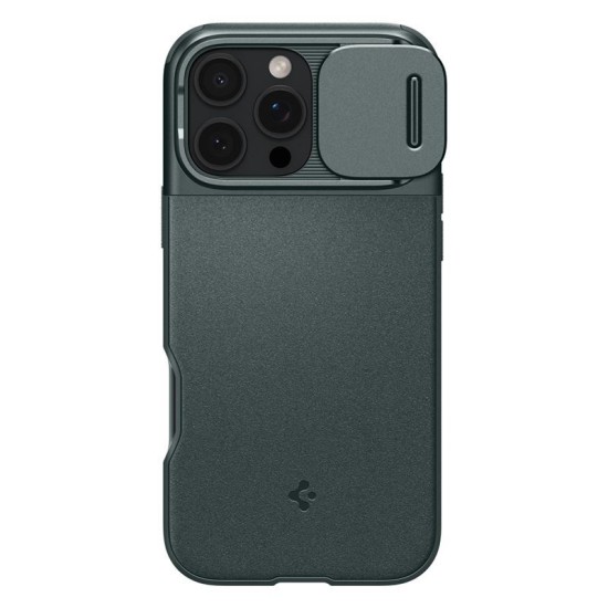 Husa Spigen Optik Armor MagSafe compatibila cu iPhone 16 Pro Green (Spigen, iPhone 15 Pro) by www.silkase.ro Husa Spigen Optik Armor MagSafe compatibila cu iPhone 16 Pro Green (iPhone 15 Pro, ACS08150) by www.silkase.ro