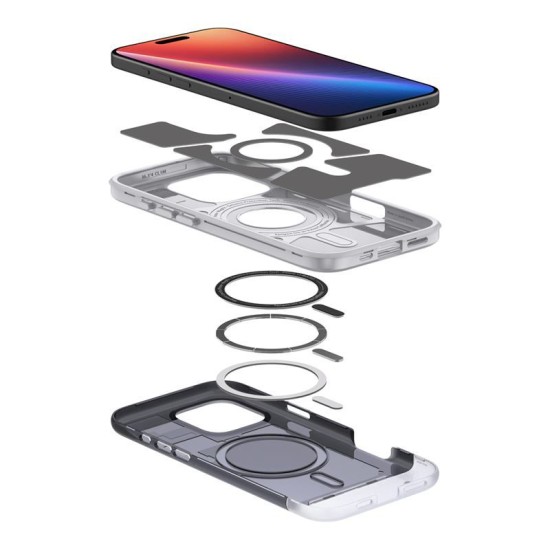 Husa Spigen Classic C1 MagSafe compatibila cu iPhone 16 Pro Graphite (Spigen, iPhone 15 Pro) by www.silkase.ro Husa Spigen Classic C1 MagSafe compatibila cu iPhone 16 Pro Graphite (iPhone 15 Pro, ACS08152) by www.silkase.ro