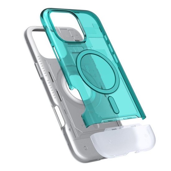 Husa Spigen Classic C1 Mag MagSafe pentru iPhone 16 Pro, turcoaz (iPhone 15 Pro, ACS08153) by www.silkase.ro