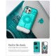 Husa Spigen Classic C1 Mag MagSafe pentru iPhone 16 Pro, turcoaz (iPhone 15 Pro, ACS08153) by www.silkase.ro