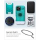 Husa Spigen Classic C1 Mag MagSafe pentru iPhone 16 Pro, turcoaz (iPhone 15 Pro, ACS08153) by www.silkase.ro