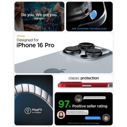 Husa Spigen Classic C1 Mag pentru iPhone 16 Pro, rosu