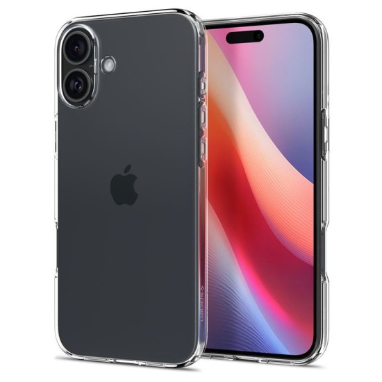 Husa pentru Apple iPhone 16 Spigen liquid crystal transparent (iPhone 15 Pro, ACS08190) by www.silkase.ro