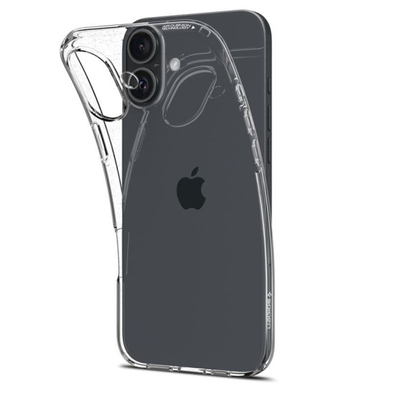 Husa pentru Apple iPhone 16 Spigen liquid crystal transparent (iPhone 15 Pro, ACS08190) by www.silkase.ro