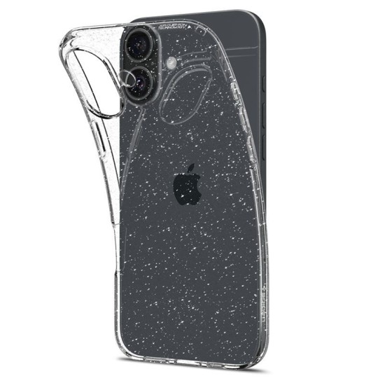 Husa Spigen Liquid Crystal compatibila cu iPhone 16 Glitter Crystal (Spigen, iPhone 16) by www.silkase.ro Husa Spigen Liquid Crystal compatibila cu iPhone 16 Glitter Crystal (iPhone 16, ACS08192) by www.silkase.ro