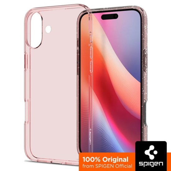Husa Spigen Liquid Crystal compatibila cu iPhone 16 Glitter Rose (Spigen, iPhone 16) by www.silkase.ro Husa Spigen Liquid Crystal compatibila cu iPhone 16 Glitter Rose (iPhone 16, ACS08193) by www.silkase.ro