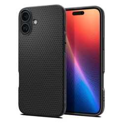 Husa Spigen Liquid Air compatibila cu iPhone 16 Matte Black