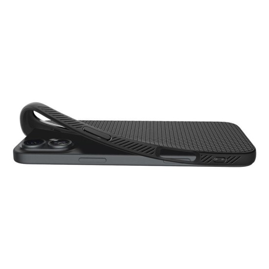 Husa Spigen Liquid Air compatibila cu iPhone 16 Matte Black (Spigen, iPhone 16) by www.silkase.ro Husa Spigen Liquid Air compatibila cu iPhone 16 Matte Black (iPhone 16, ACS08194) by www.silkase.ro