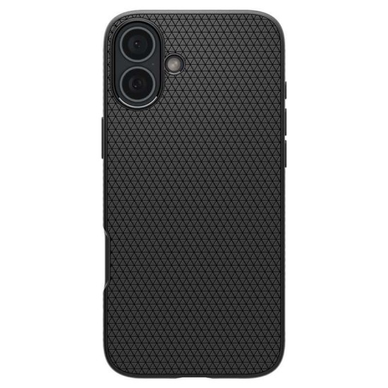 Husa Spigen Liquid Air compatibila cu iPhone 16 Matte Black (Spigen, iPhone 16) by www.silkase.ro Husa Spigen Liquid Air compatibila cu iPhone 16 Matte Black (iPhone 16, ACS08194) by www.silkase.ro