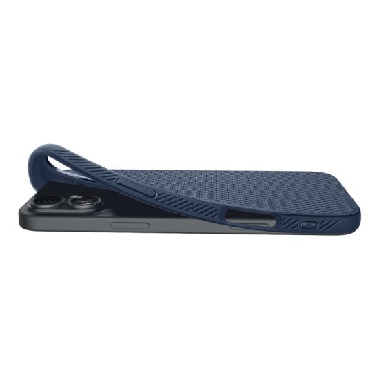 Husa Spigen Liquid Air compatibila cu iPhone 16 Navy Blue (Spigen, iPhone 16) by www.silkase.ro Husa Spigen Liquid Air compatibila cu iPhone 16 Navy Blue (iPhone 16, ACS08195) by www.silkase.ro