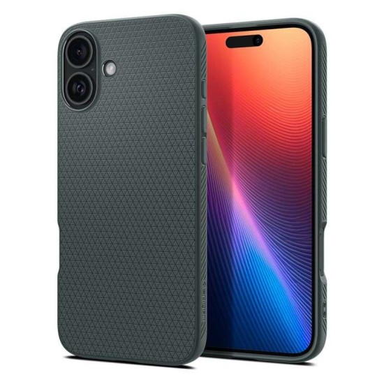 Husa pentru iPhone 16, Spigen Liquid Air, Abyss Green (Spigen, iPhone 16) by www.silkase.ro Husa pentru iPhone 16, Spigen Liquid Air, Abyss Green (iPhone 16, ACS08196) by www.silkase.ro