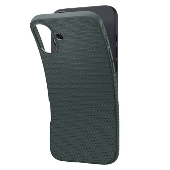 Husa pentru iPhone 16, Spigen Liquid Air, Abyss Green (Spigen, iPhone 16) by www.silkase.ro Husa pentru iPhone 16, Spigen Liquid Air, Abyss Green (iPhone 16, ACS08196) by www.silkase.ro