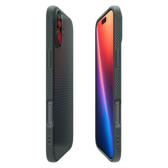 Husa pentru iPhone 16, Spigen Liquid Air, Abyss Green (Spigen, iPhone 16) by www.silkase.ro Husa pentru iPhone 16, Spigen Liquid Air, Abyss Green (iPhone 16, ACS08196) by www.silkase.ro