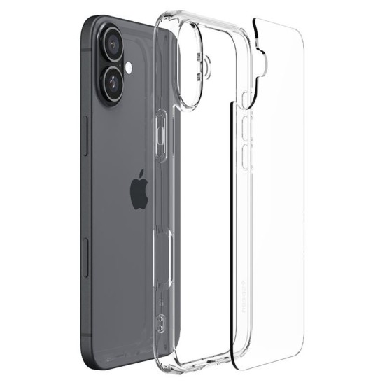 Husa telefon Spigen Ultra Hybrid, cristal clar, hibrid TPU + PC, protectie caderi, set 1x (Spigen, iPhone 16) by www.silkase.ro Husa telefon Spigen Ultra Hybrid, cristal clar, hibrid TPU + PC, protectie caderi, set 1x (iPhone 16, ACS08197) by www.silkase.ro