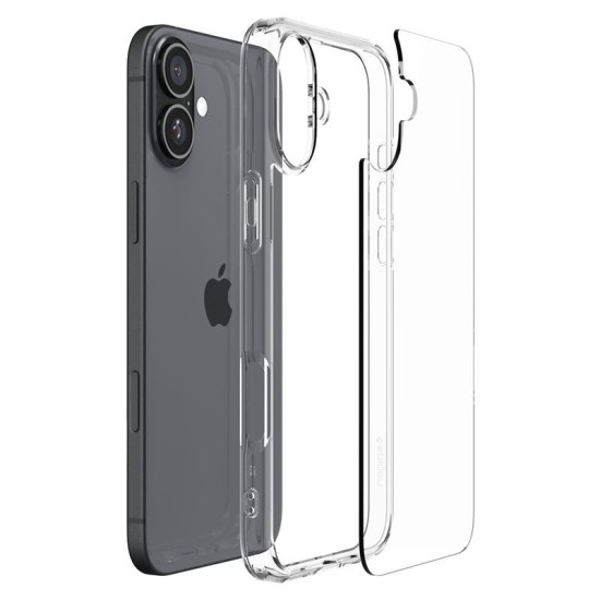 Husa telefon Spigen Ultra Hybrid, cristal clar, hibrid TPU + PC, protectie caderi, set 1x (Spigen, iPhone 16) by www.silkase.ro Husa telefon Spigen Ultra Hybrid, cristal clar, hibrid TPU + PC, protectie caderi, set 1x (iPhone 16, ACS08197) by www.silkase.ro