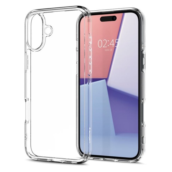 Husa telefon Spigen Ultra Hybrid, cristal clar, hibrid TPU + PC, protectie caderi, set 1x (Spigen, iPhone 16) by www.silkase.ro Husa telefon Spigen Ultra Hybrid, cristal clar, hibrid TPU + PC, protectie caderi, set 1x (iPhone 16, ACS08197) by www.silkase.ro