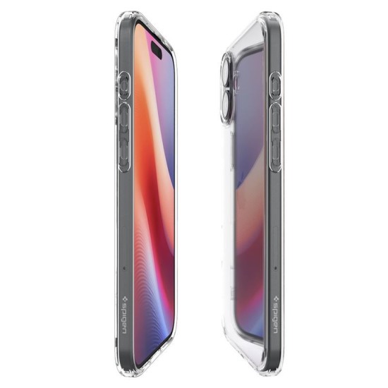 Husa telefon Spigen Ultra Hybrid, cristal clar, hibrid TPU + PC, protectie caderi, set 1x (Spigen, iPhone 16) by www.silkase.ro Husa telefon Spigen Ultra Hybrid, cristal clar, hibrid TPU + PC, protectie caderi, set 1x (iPhone 16, ACS08197) by www.silkase.ro