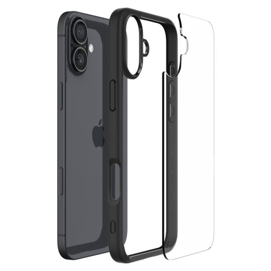 Husa pentru iPhone 16 - Spigen Ultra Hybrid - Matte Black (Spigen, iPhone 16) by www.silkase.ro Husa pentru iPhone 16 - Spigen Ultra Hybrid - Matte Black (iPhone 16, ACS08201) by www.silkase.ro