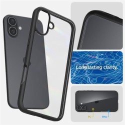 Husa pentru iPhone 16 - Spigen Ultra Hybrid - Matte Black