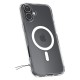 Husa Spigen Ultra Hybrid Mag do MagSafe pentru iPhone 16, transparenta-alb (iPhone 16, ACS08205) by www.silkase.ro