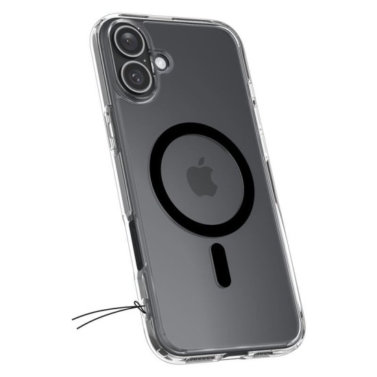 Husa Spigen Ultra Hybrid MagSafe compatibila cu iPhone 16 Black (Spigen, iPhone 16) by www.silkase.ro Husa Spigen Ultra Hybrid MagSafe compatibila cu iPhone 16 Black (iPhone 16, ACS08206) by www.silkase.ro