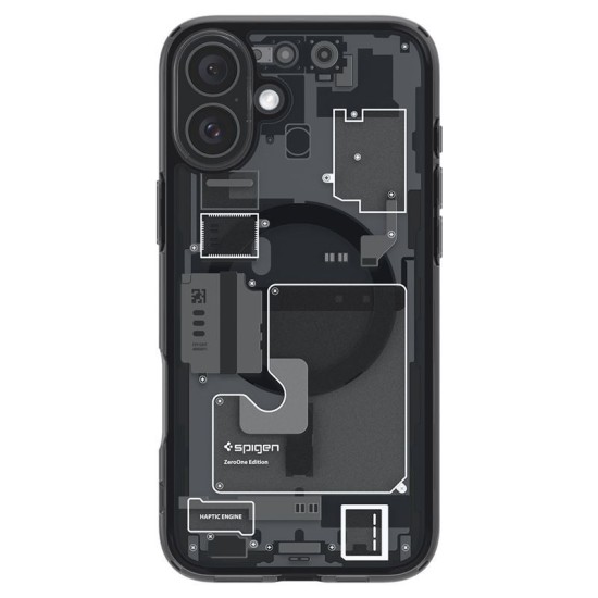Husa Spigen Ultra Hybrid MagSafe compatibila cu iPhone 16 Zero One (Spigen, iPhone 16) by www.silkase.ro Husa Spigen Ultra Hybrid MagSafe compatibila cu iPhone 16 Zero One (iPhone 16, ACS08208) by www.silkase.ro