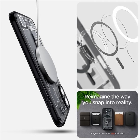 Husa Spigen Ultra Hybrid MagSafe compatibila cu iPhone 16 Zero One (Spigen, iPhone 16) by www.silkase.ro Husa Spigen Ultra Hybrid MagSafe compatibila cu iPhone 16 Zero One (iPhone 16, ACS08208) by www.silkase.ro