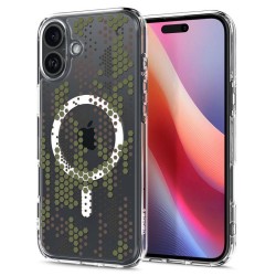 Husa Spigen Ultra Hybrid MagSafe compatibila cu iPhone 16 Digital Camo