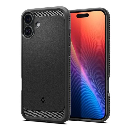 Husa Spigen Rugged Armor MagSafe compatibila cu iPhone 16 Matte Black (Spigen, iPhone 16) by www.silkase.ro Husa Spigen Rugged Armor MagSafe compatibila cu iPhone 16 Matte Black (iPhone 16, ACS08214) by www.silkase.ro
