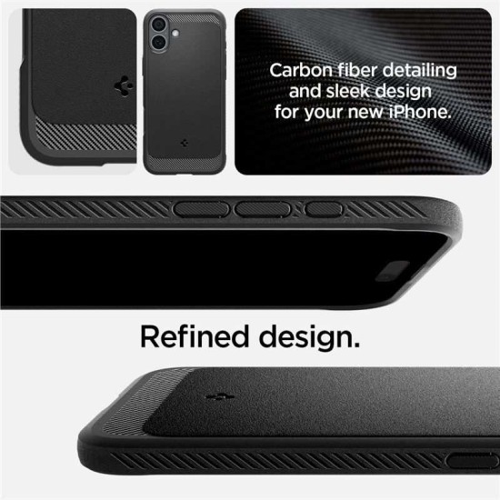 Husa Spigen Rugged Armor MagSafe compatibila cu iPhone 16 Matte Black (Spigen, iPhone 16) by www.silkase.ro Husa Spigen Rugged Armor MagSafe compatibila cu iPhone 16 Matte Black (iPhone 16, ACS08214) by www.silkase.ro