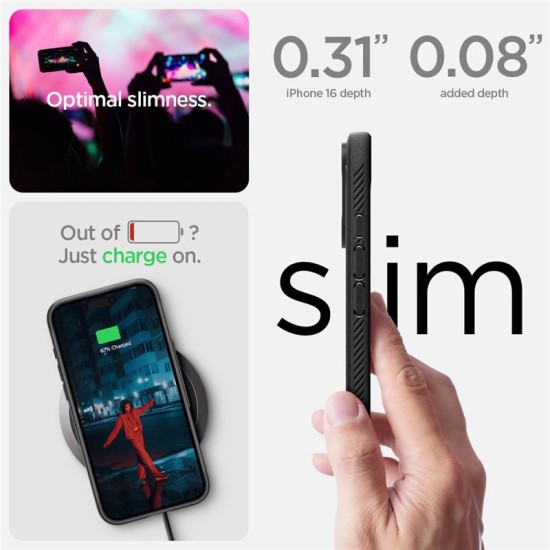 Husa Spigen Rugged Armor MagSafe compatibila cu iPhone 16 Matte Black (Spigen, iPhone 16) by www.silkase.ro Husa Spigen Rugged Armor MagSafe compatibila cu iPhone 16 Matte Black (iPhone 16, ACS08214) by www.silkase.ro