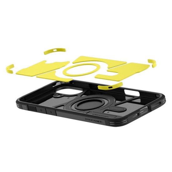 Husa Spigen Tough Armor MagSafe compatibila cu iPhone 16 Black (Spigen, iPhone 16) by www.silkase.ro Husa Spigen Tough Armor MagSafe compatibila cu iPhone 16 Black (iPhone 16, ACS08216) by www.silkase.ro
